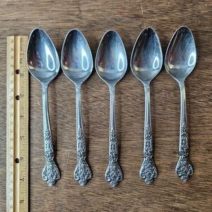 Versailles Stainless Japan Floral Scroll Tablespoons Set of 5 Silverware‎ 7.5"